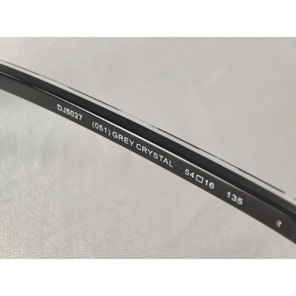 Draper James DJ5027 Grey Crystal Eyeglass Frames Women's‎ 54-16-135 NWT + Case